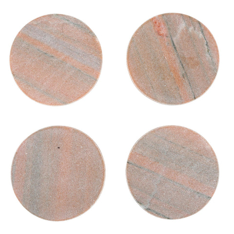 Pink Marble Coasters