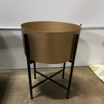 Gold and Black Planter