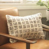 Black And White Geometric Lumbar Pillow