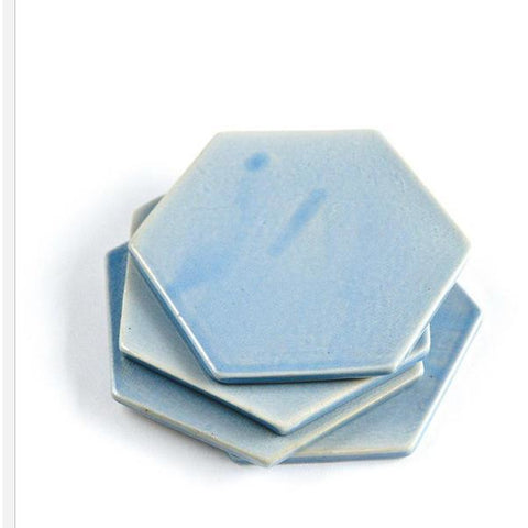 Porcelain Coasters | Periwinkle