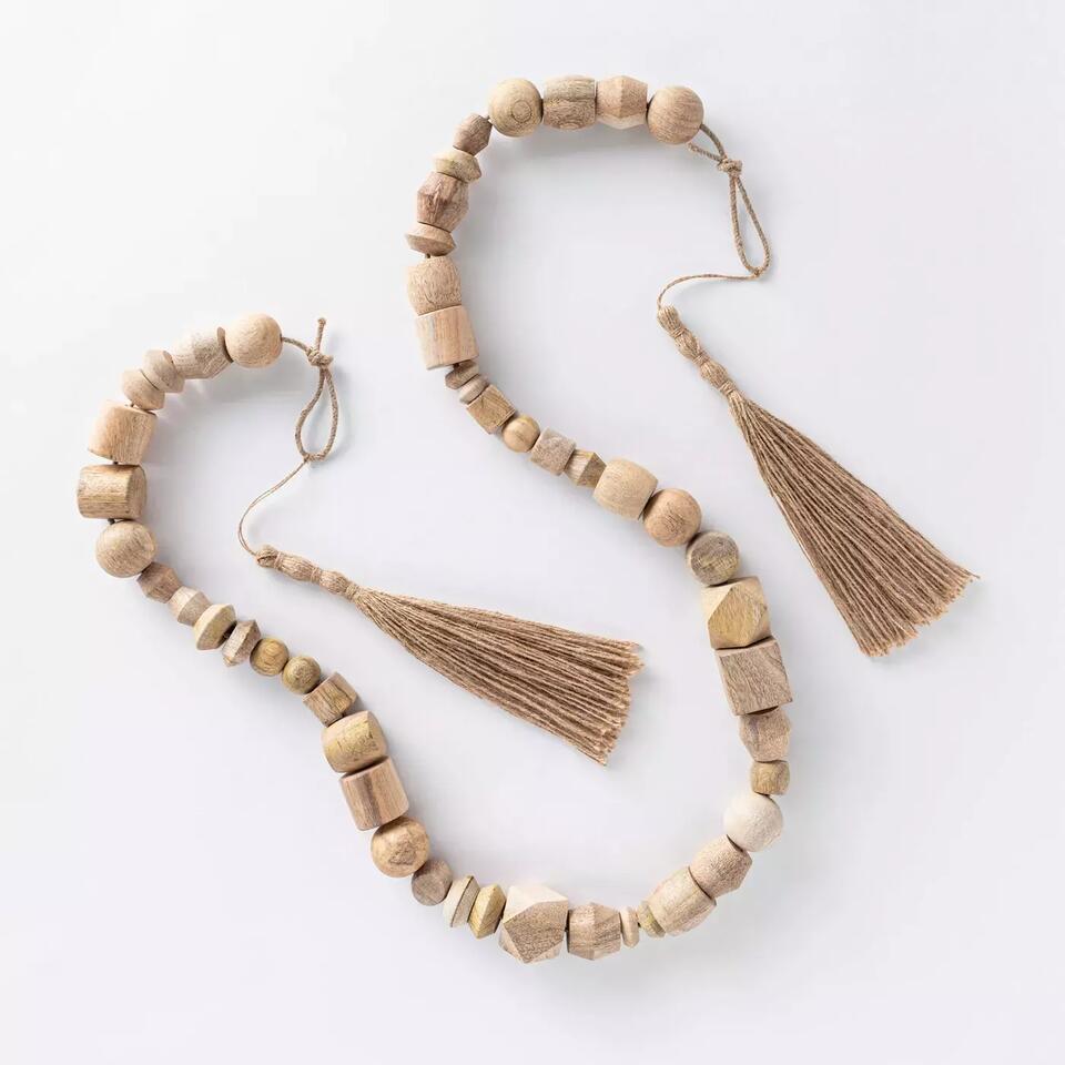 Wooden Bead Garland