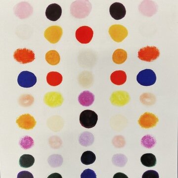 "Rainbow Dots" | Framed Art