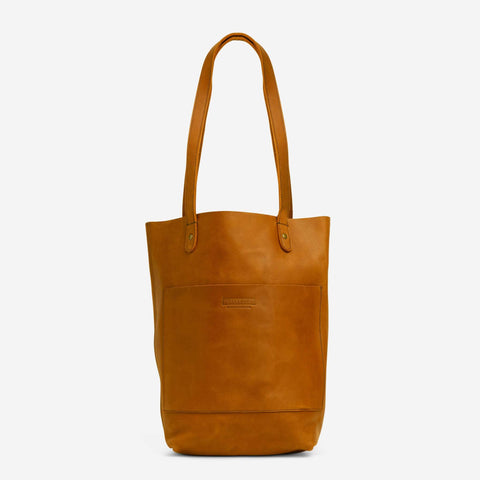 Leather Tote | Rust Brown