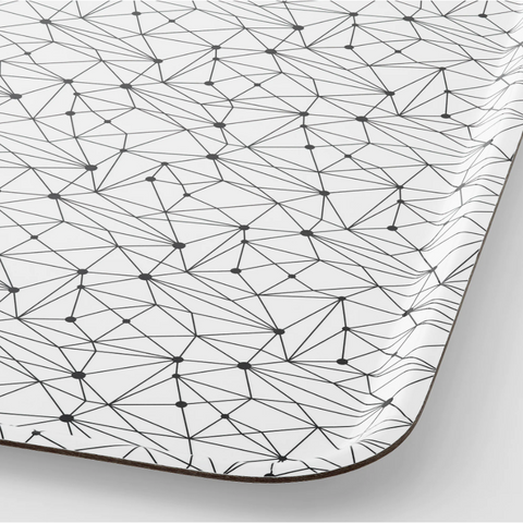 White and Black Tray