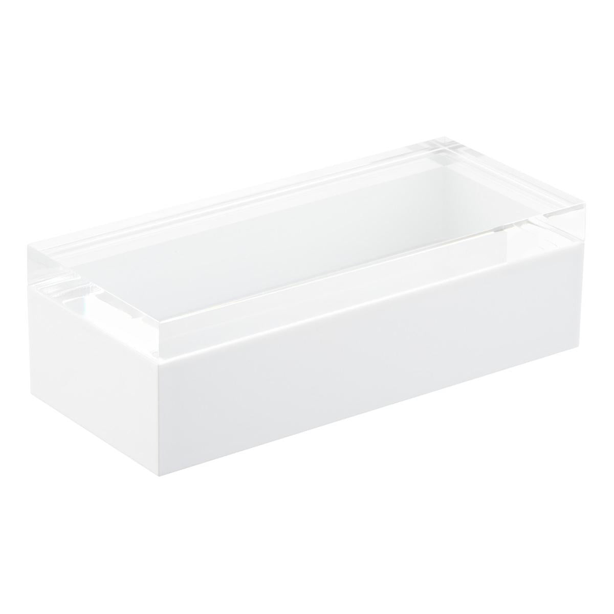 Acrylic Box With Lid | White