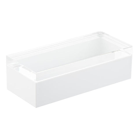 Acrylic Box With Lid | White