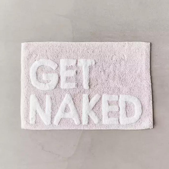 "Get Naked" Bath Mat