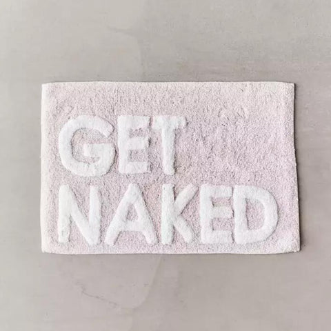 "Get Naked" Bath Mat