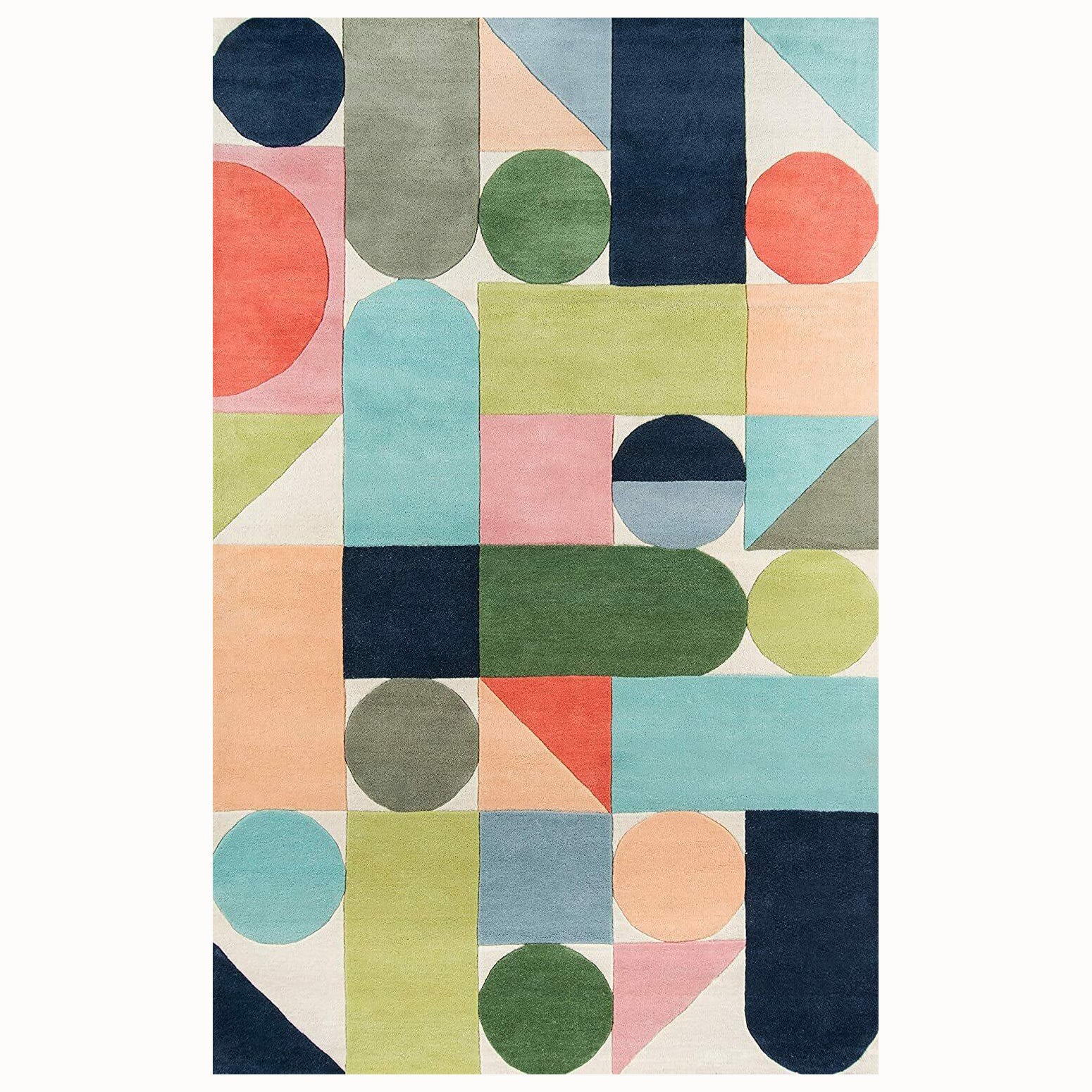 Circle and Square Rug | 8' x 10'