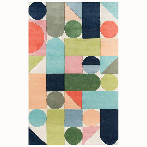 Circle and Square Rug | 8' x 10'