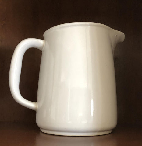 White Ceramic Pitcher