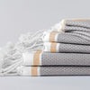 Tassel Bath Towel | Pewter